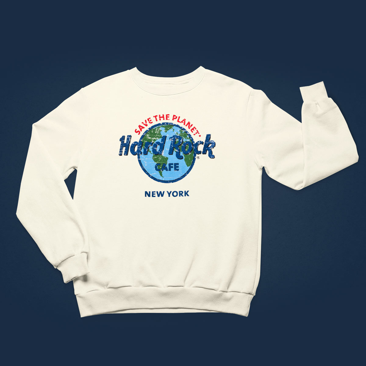 HR Uni Save The Planet Logo Fleece Cream image number 1